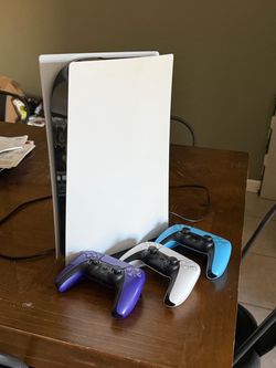 PlayStation 5 Console with 3 DualSense Controllers
