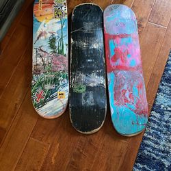 3 Skate boards