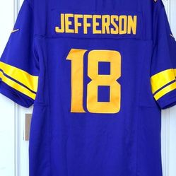 MINNESOTA VIKINGS #18 JEFFERSON JERSEYS