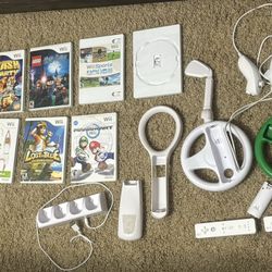 Wii 2 HDMI, Nunchucks, Controllers, Games, Fit Balance Board, Controller Charger, Etc 