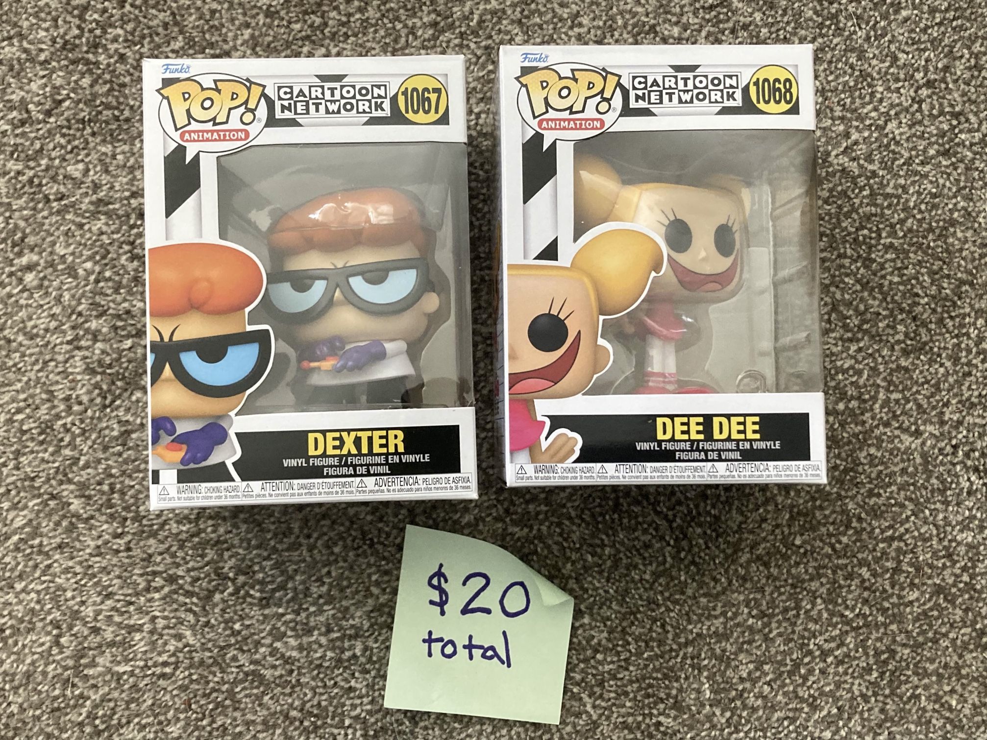 Funko Pops - Dexter & Deedee (1067, 1068)