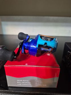 ORCA Style Baitcasting Reel Right Hand 7.2:1 18+1 Bearings New Open Box