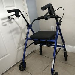 Walker with Seat and Wheels 
