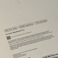 M4 PRO MacBook PRO - SEALED NEW - see box photos of green tab tear lines
