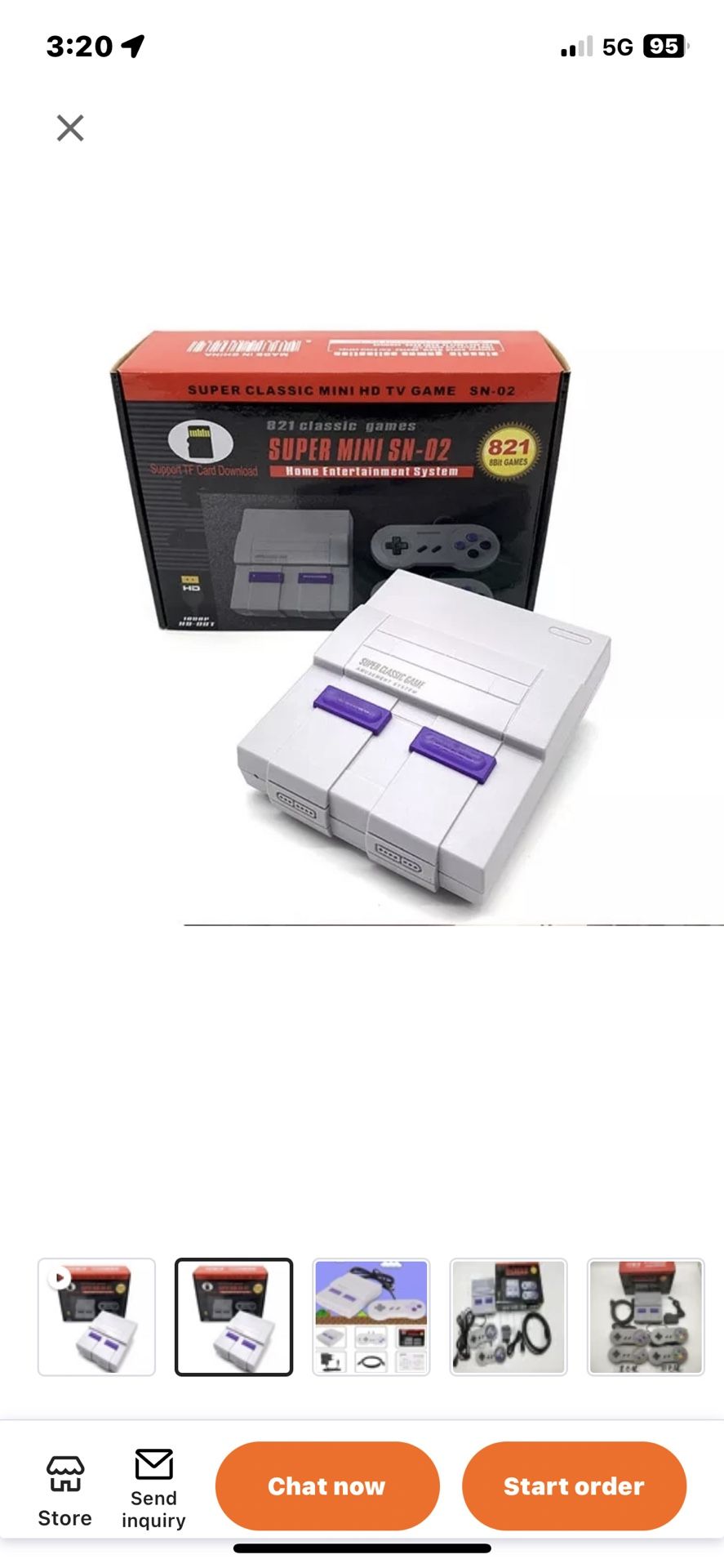 Brand New Super Nintendo With 821 Classic Games Included