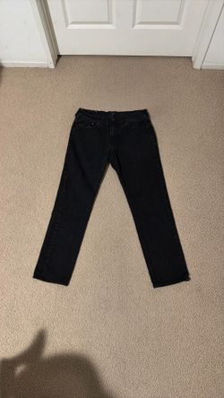 Black True Religion Slim Jeans