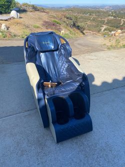 Real Relax Massage Chair Full Body with Unique Phone Controller,Heart and Blood Measurement, Zero Gravity 3D SL-Track Recliner with APP Control, Child