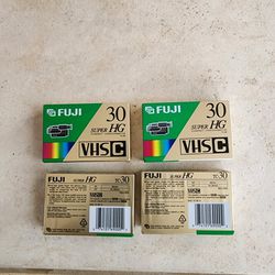 VHS -C Mini Video Cassettes Fuji Brand