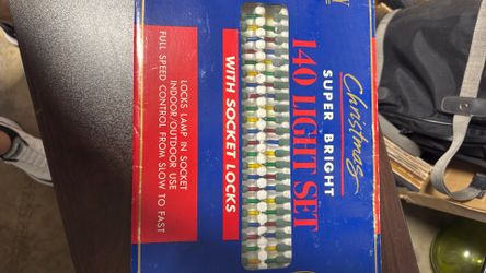 140 Christmas lights set