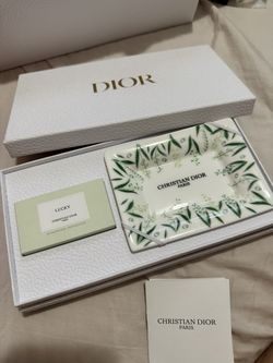 Unique Dior Perfumed Soap With Dior Decorated Dish