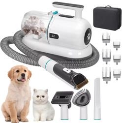 S7 Dog Grooming Vacuum and Dog Grooming Kit 1.5L Powerful Dog Vacuum Cleaner