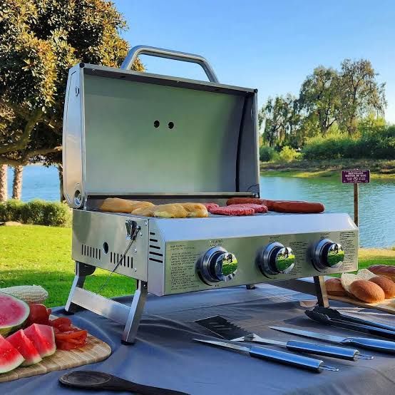 NXR Portable Tabletop Propane Gas Grill