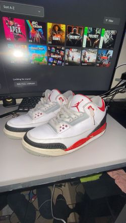 2013 Jordan 3 🔥 Red size 8/5