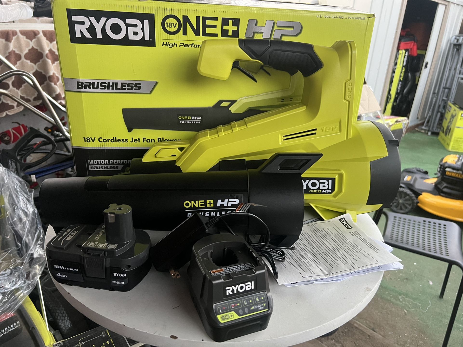 RYOBI ONE+ HP 18V Brushless 110 MPH 350 CFM Cordless