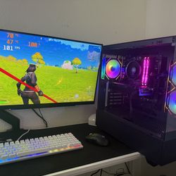 Black Gaming Pc Computer Desktop 
