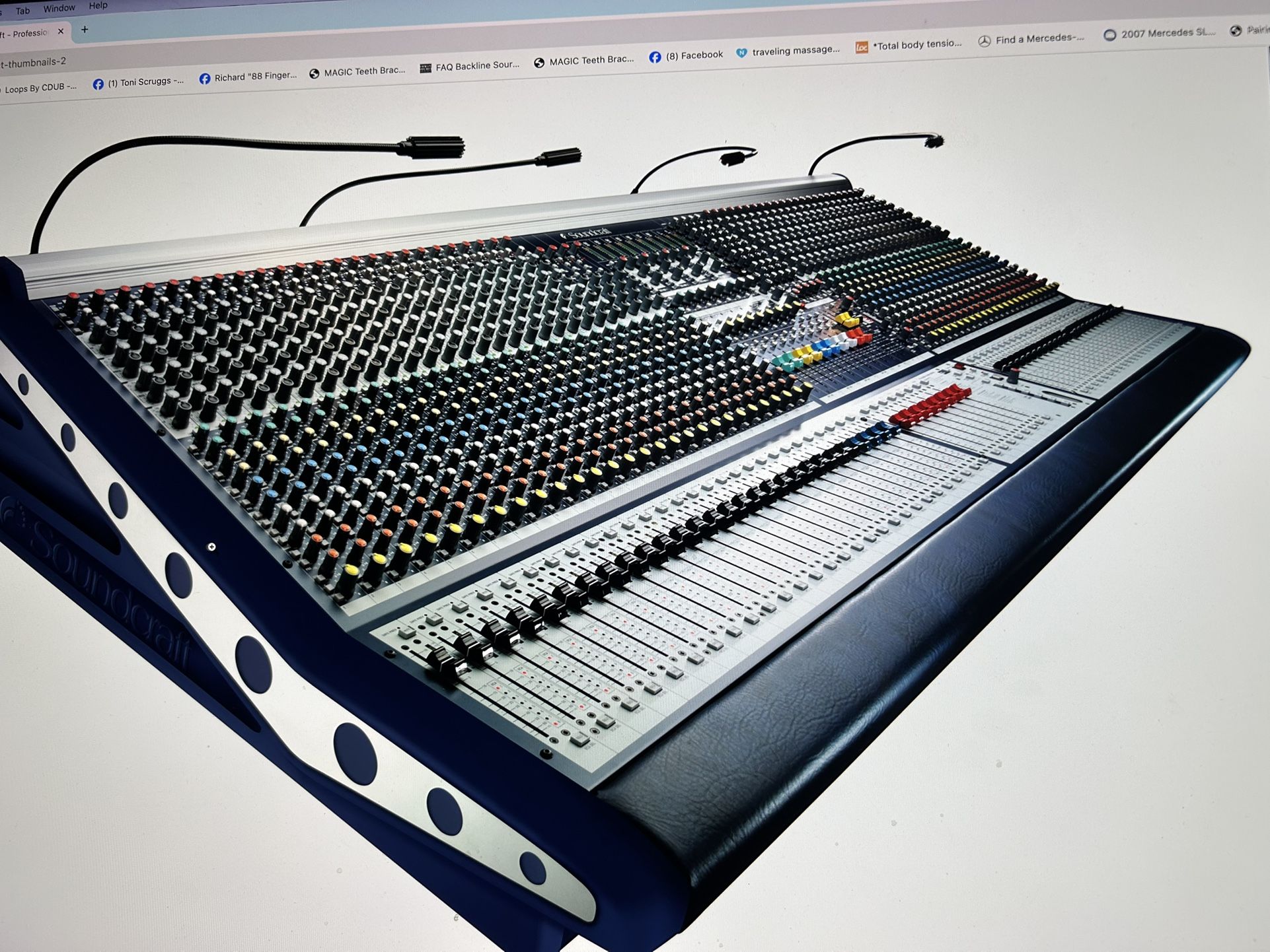 sound craft console MH2
