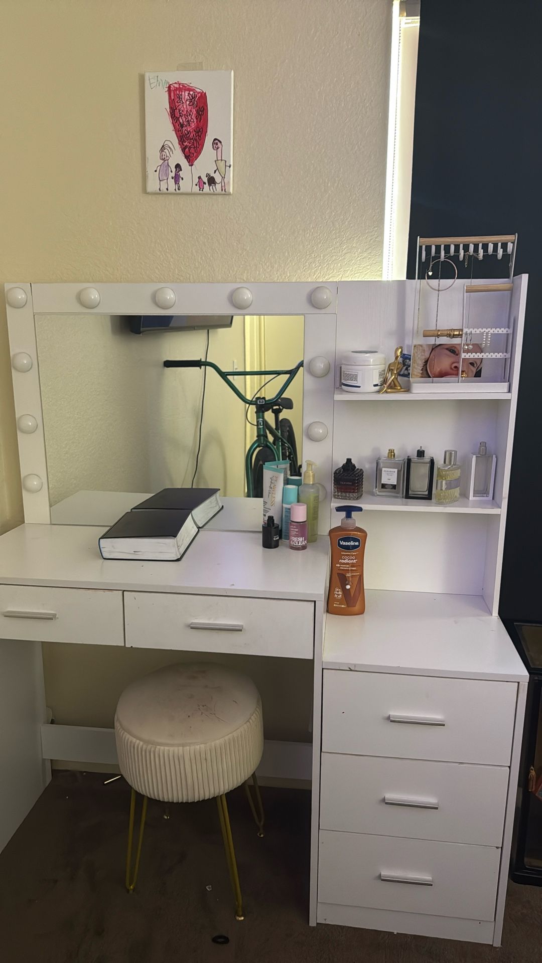 Small Vanity With A Chair