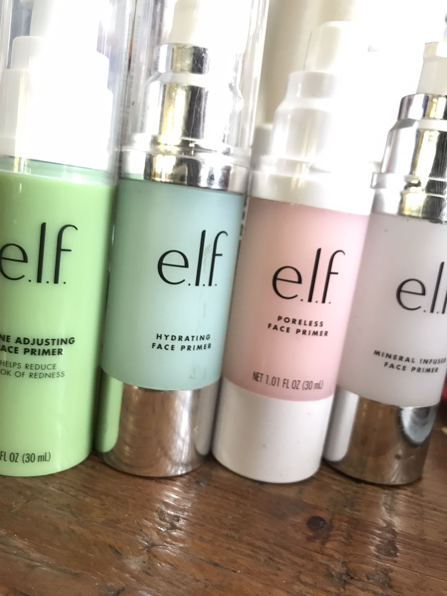 New Elf Makeup Primers
