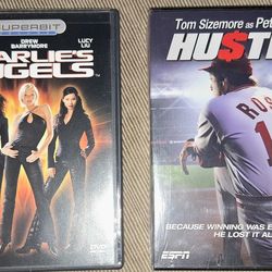 2 Dvds Sealed. Charles Angels And Hustle