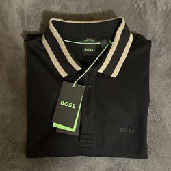 Hugo Boss Slim Fit Black Polo