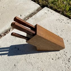 Knives Block 5 Knives