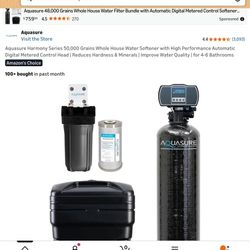 Full House Water Softening And Filtration