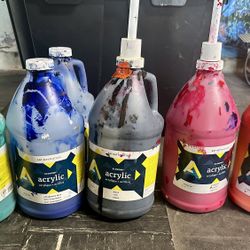 Bulk Acrylic Paint Art Alternatives Liquitex Artist Loft And Yellow Storage Tote 