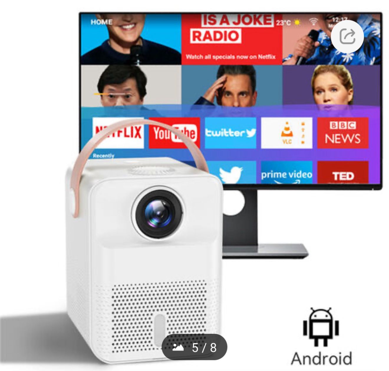 Smart Projector sainyer x8