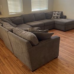 Dark Grey Sectional 