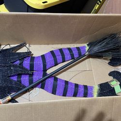 Halloween Witch Legs
