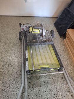 7 in ryobi wet tile saw with stand
