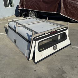 SNUGtop UT Pro White 3 Doors Work Camper Shell Long Bed Toyota Tacoma 