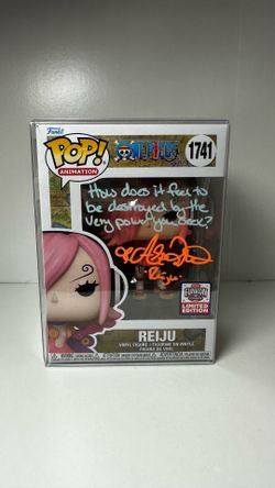 Funko Pop! One Piece Reiju London Exclusive Signed & Quoted by Alexis Tipton