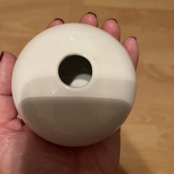 6 Pack Oval White Bud Vase