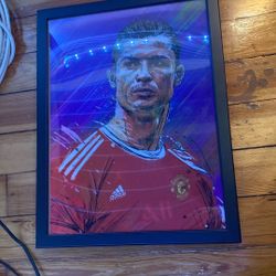 Cristiano Ronaldo And Lionel Messi Picture, 2 In 1.