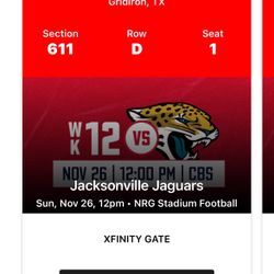 Texan Tickets Jaguars