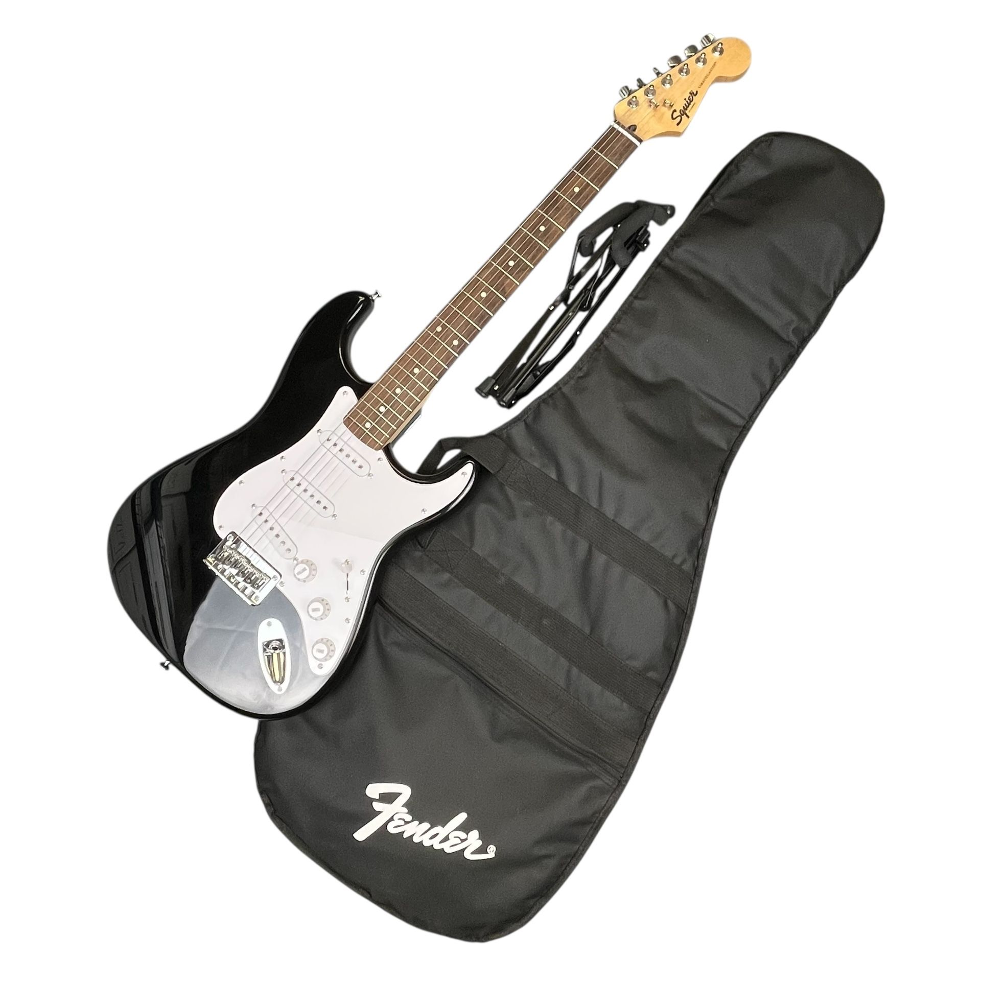 Fender Squier Stratocaster Right-Handed Solidbody 6-String, 21-Fret, Electric Guitar w,Bag