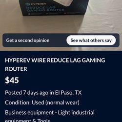 Hyperev Wire Reduced Lag Gaming Router 