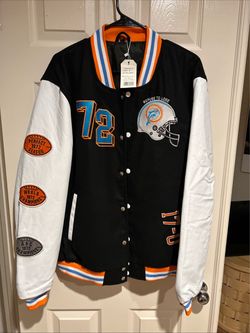 Miami Dolphins 1972 Perfect Season Varsity Jacket 2XL
