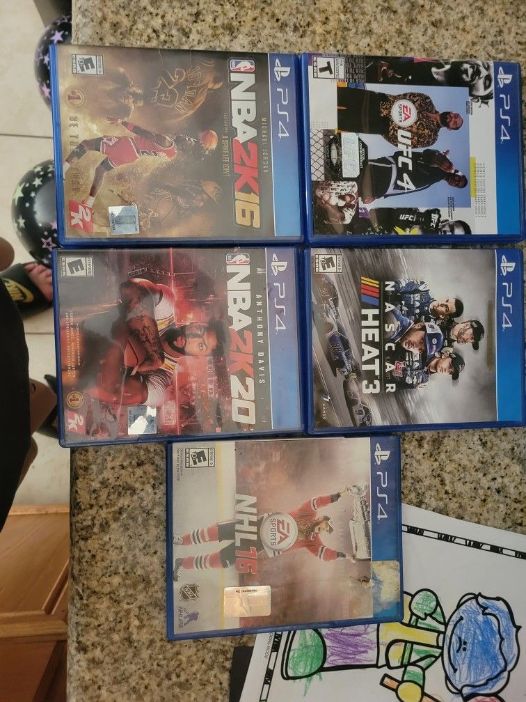 Five PS4 Games