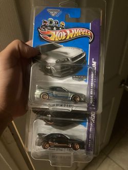 Hot wheels Nissan skyline r34 zamac and black r34