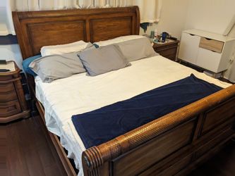 King size Sleigh bed frame