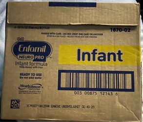 Enfamil NeuroPro Ready to Feed Infant Formula Bottle 32oz Lot of 6 Expires 6/27