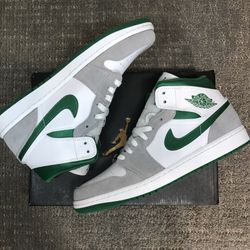 Jordan 1 Mid Grey Greens