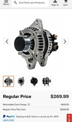 Voltswagen Jetta 2011 Alternator