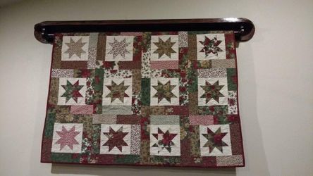 Custom Wood Quilt Hangers