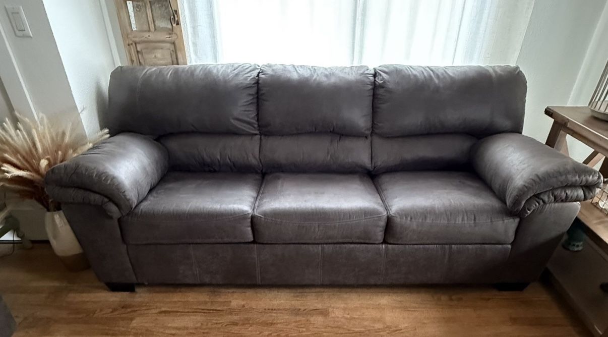 Like New Ashley Sofa - Slate Color