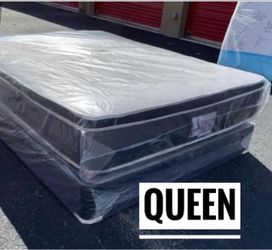 Queen Bed Set Pillow Top $209 | Mattress and box