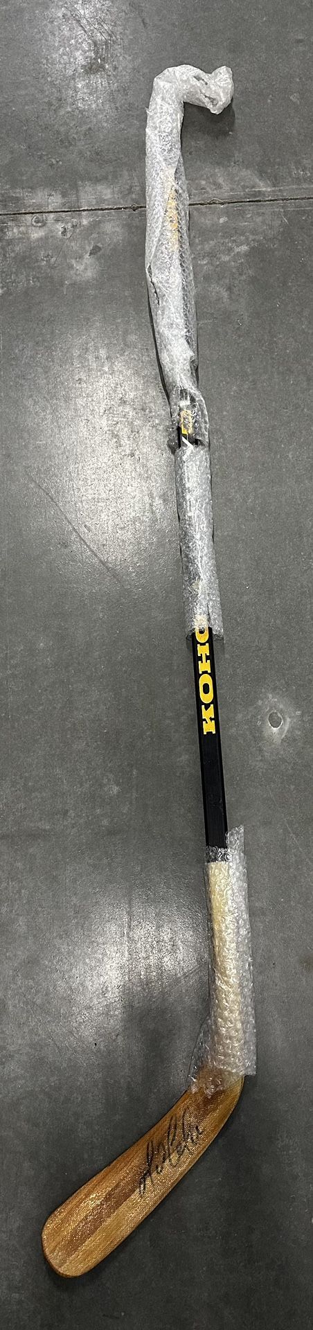 MARIO LEMIEUX PIttsburgh Penguins SIGNED Autograph Hockey Stick BAS HOF