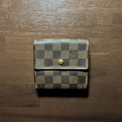 LV Damier Ebene Trifold Wallet